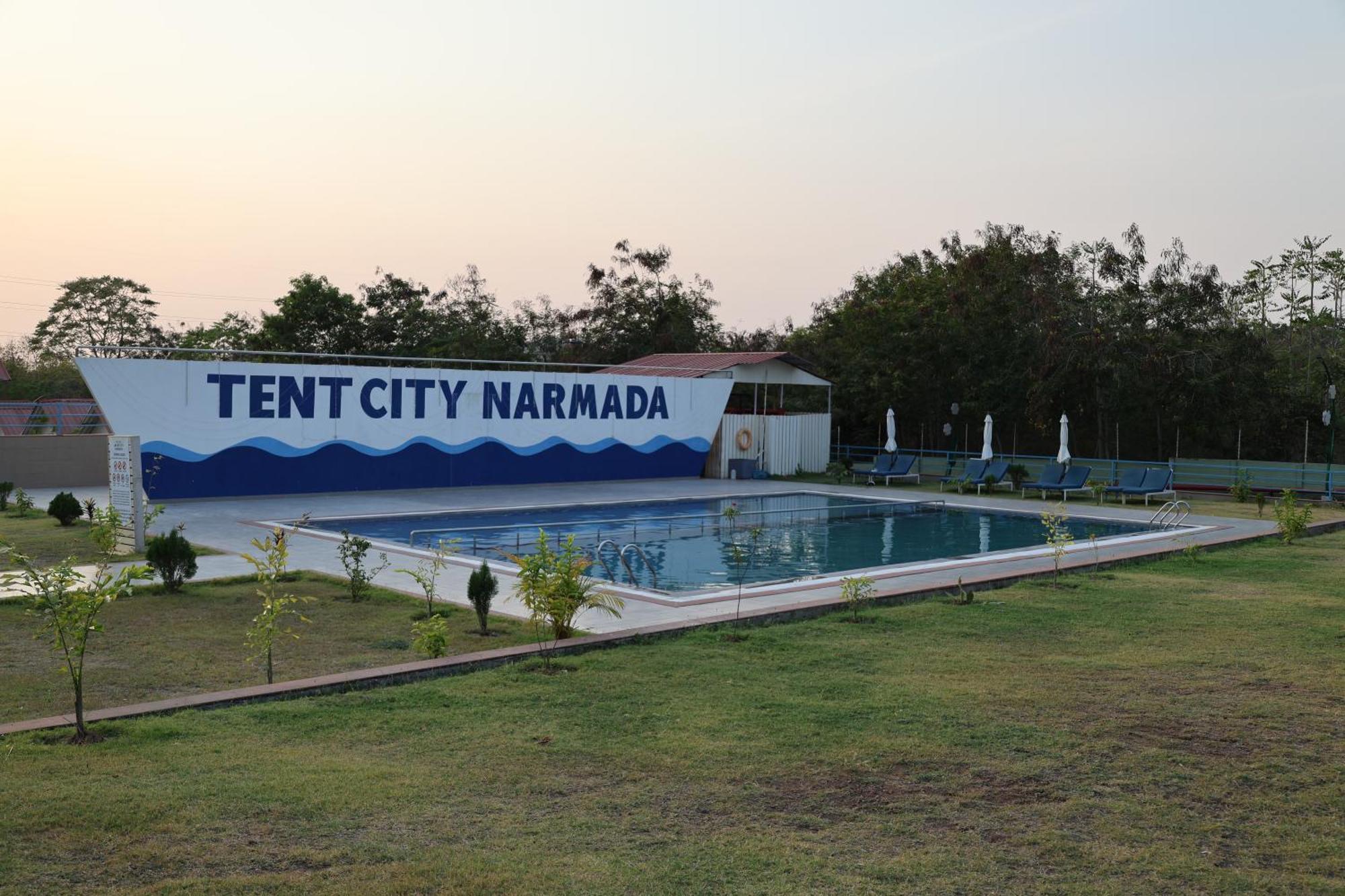 Praveg Tent City Narmada, Statue Of Unity Kevadia Exterior foto